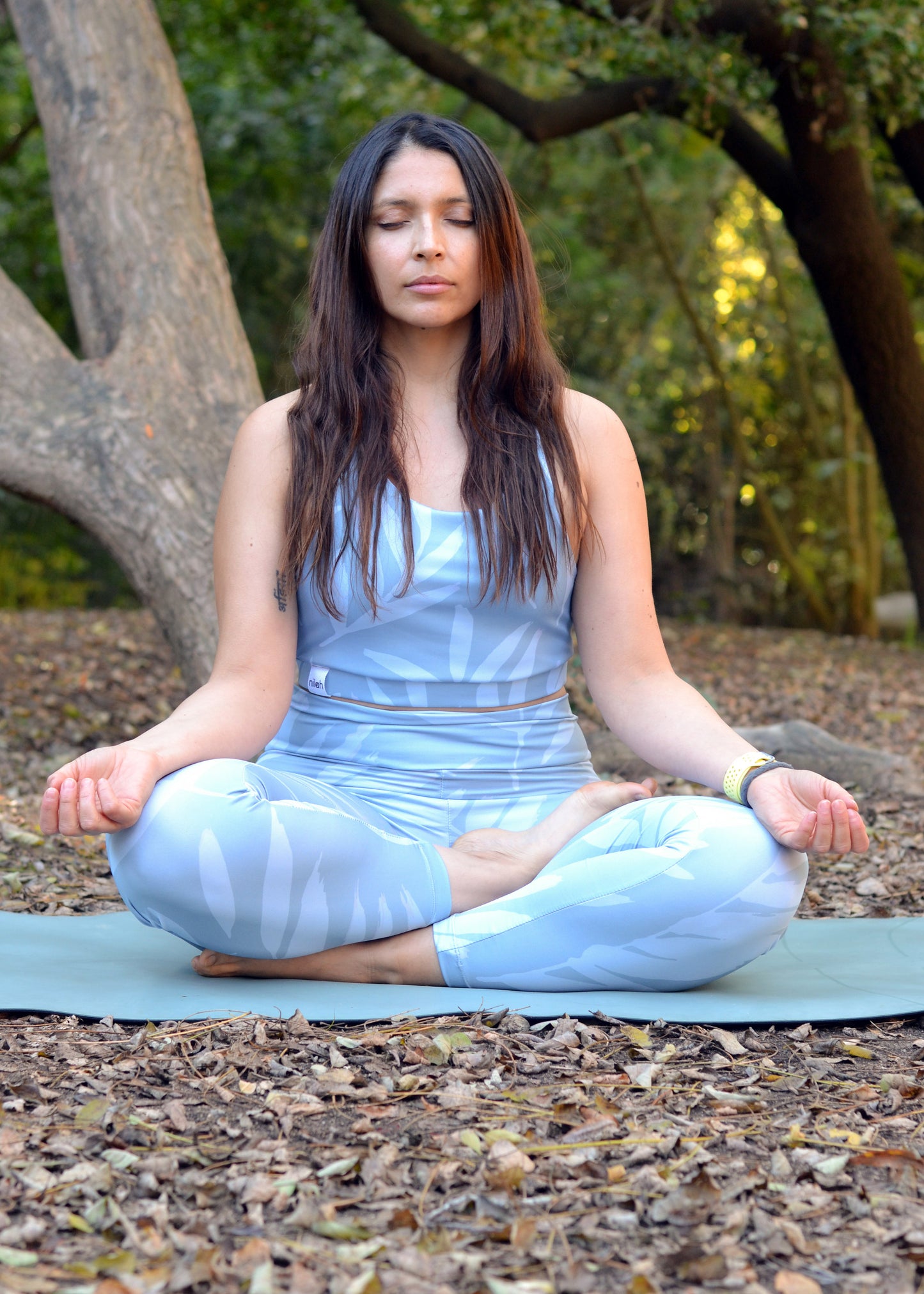 Legging 7/8 Eco Palm Aqua