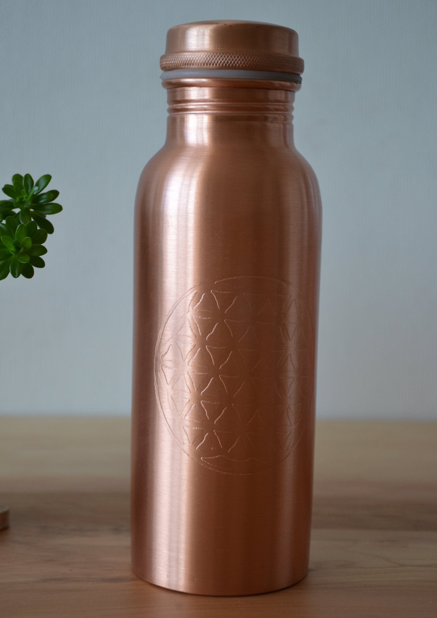 Botella de cobre
