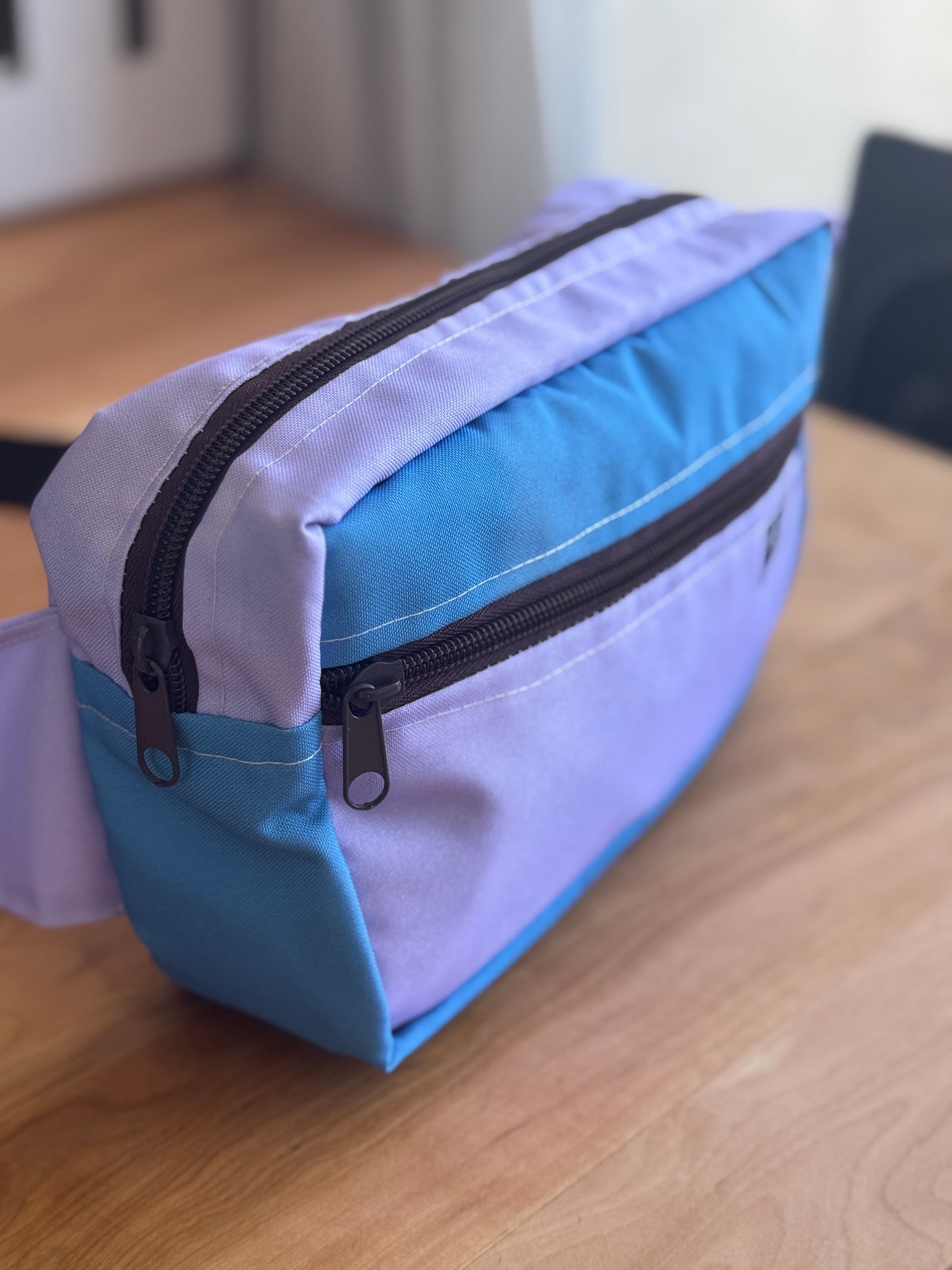 Banano Colorblock Eco Lila/celeste
