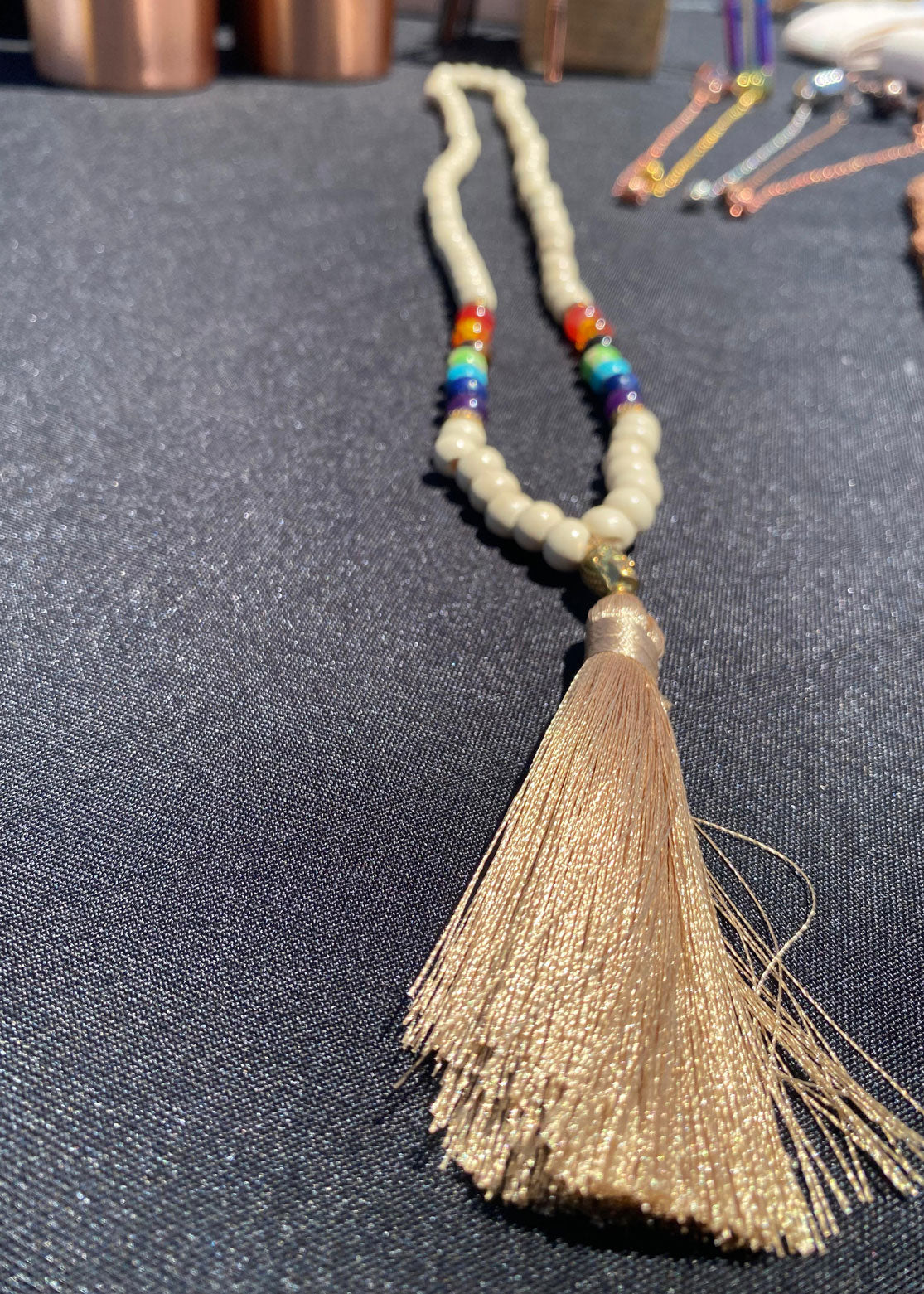Japa Mala madera blanco