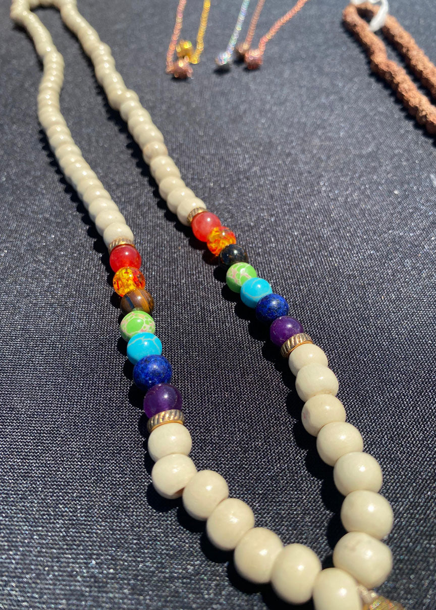 Japa Mala madera blanco
