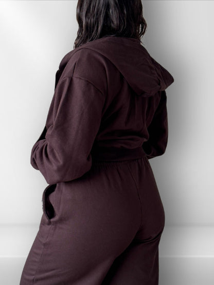 Polerón cierre algodón