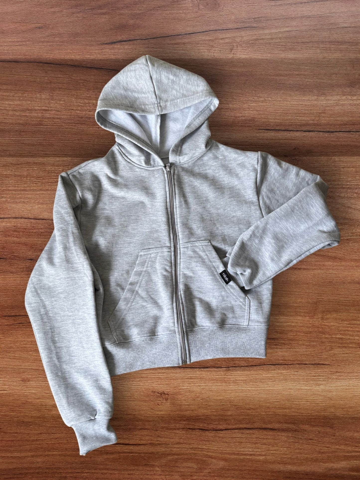 Polerón cierre algodón