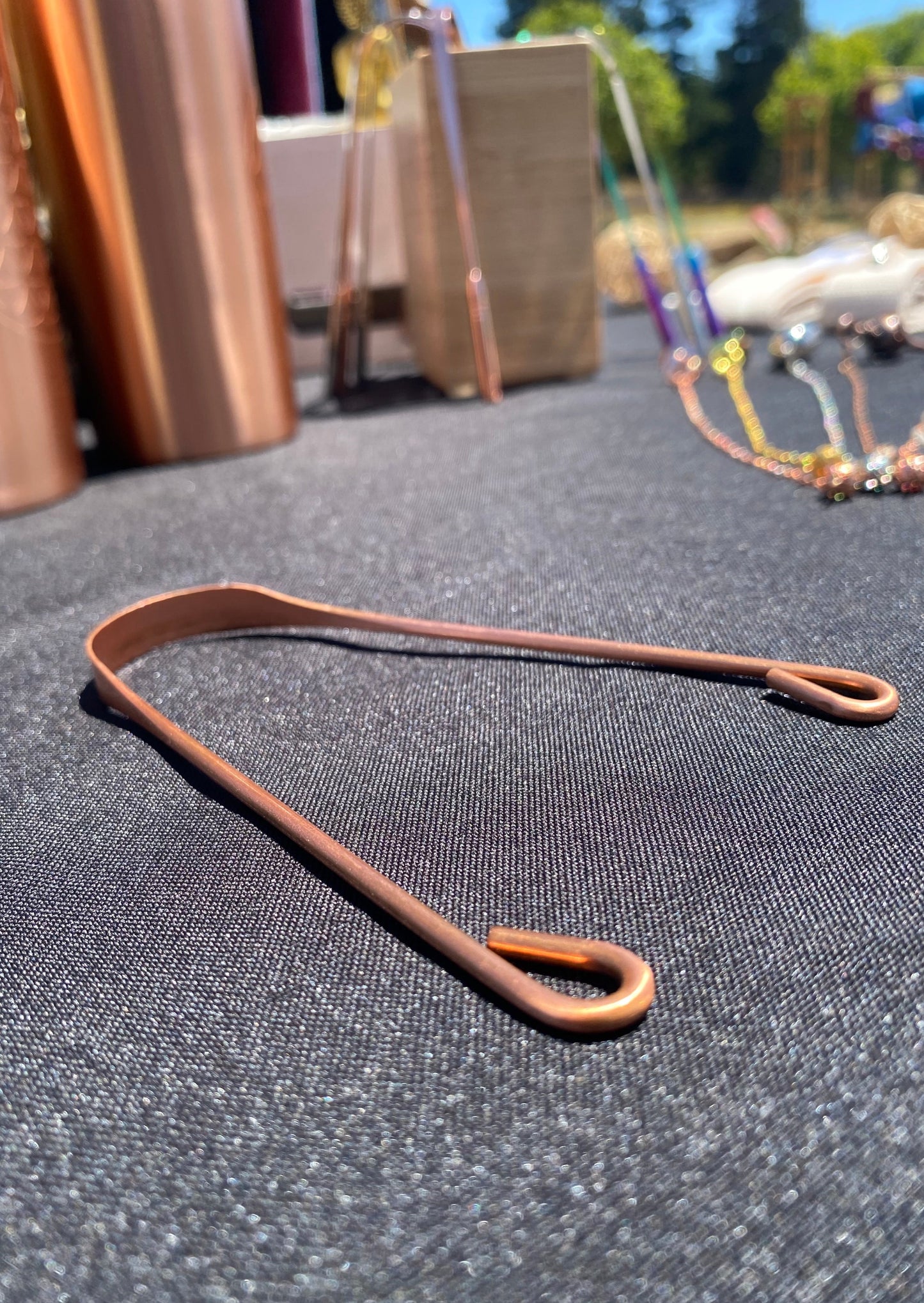 Limpiador de lengua de cobre