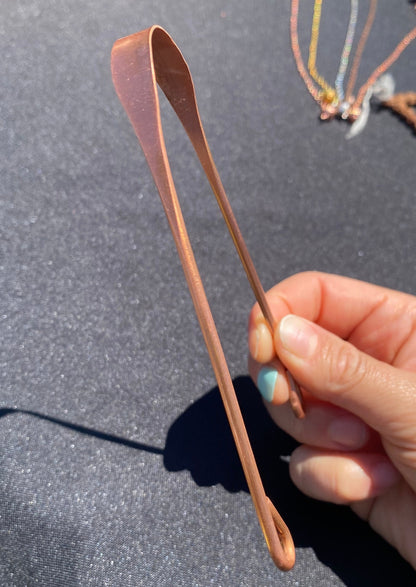 Limpiador de lengua de cobre