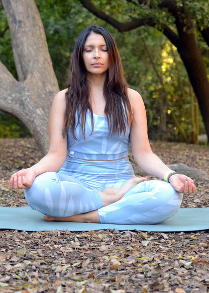 Legging 7/8 Eco Palm Aqua