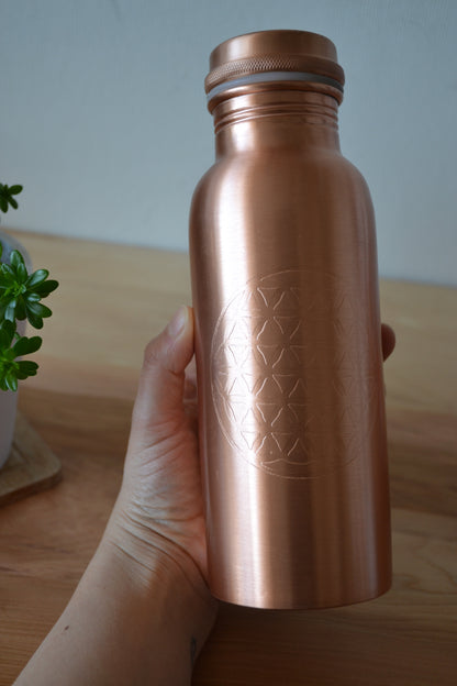 Botella de cobre