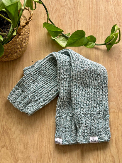 Polainas de lana de ropa reciclada - 60 cm