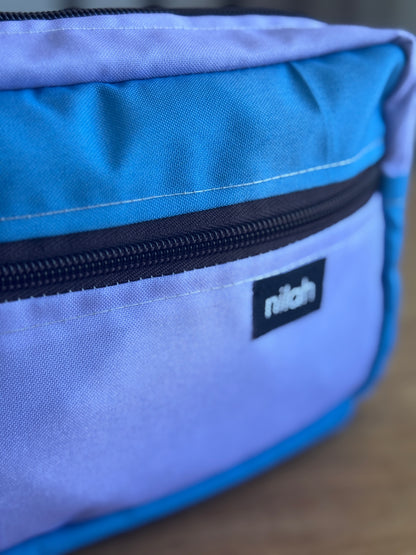 Banano Colorblock Eco Lila/celeste