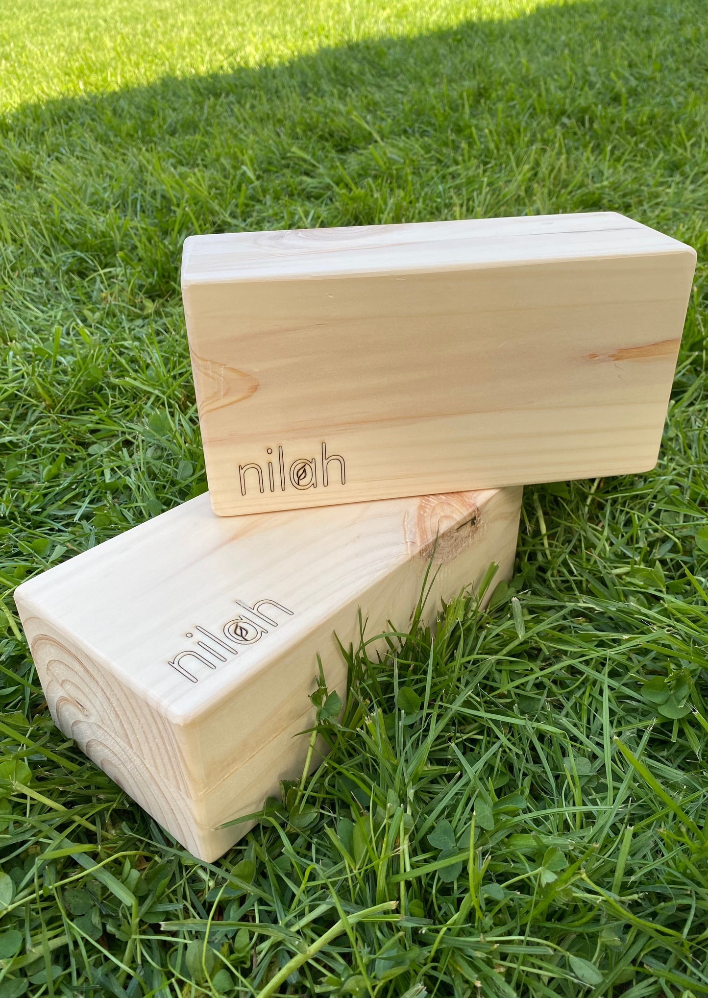 Bloque de yoga de madera