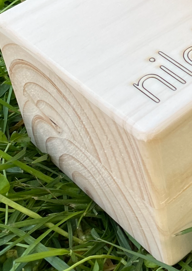 Bloque de yoga de madera