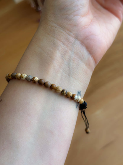 Pulsera de Piedra Jaspe Paisaje