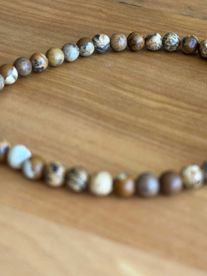 Pulsera de Piedra Jaspe Paisaje