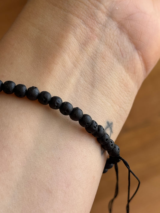 Pulsera de Piedra Lava