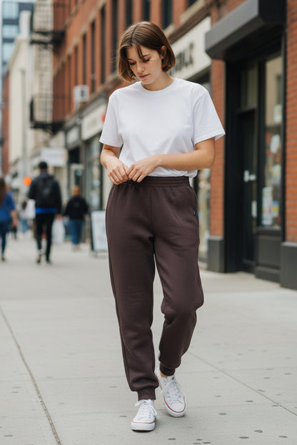 Jogger algodón Café