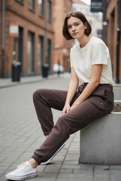 Jogger algodón Café