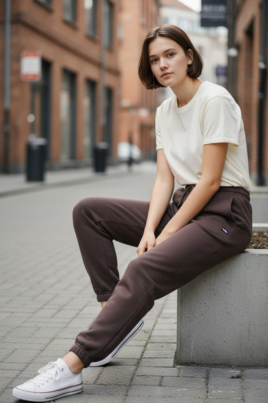 Jogger algodón Café