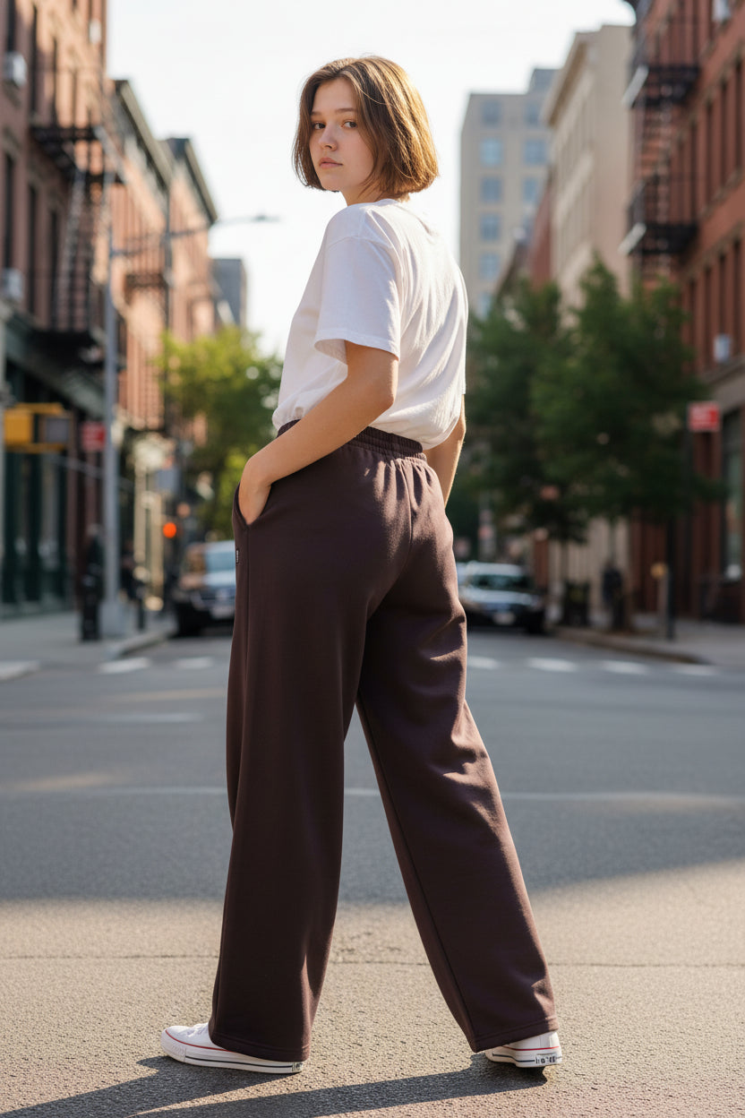 Palazzo algodón Café