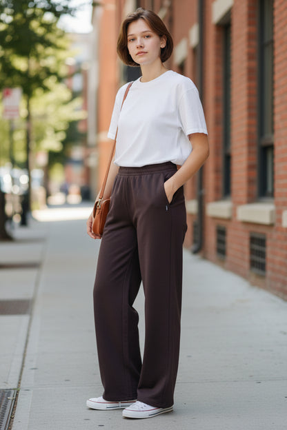 Palazzo algodón Café