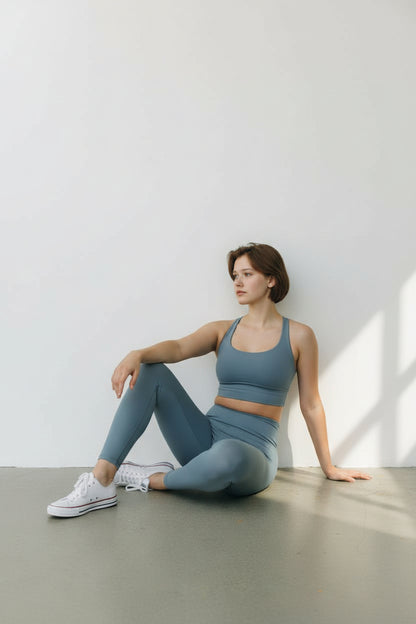 Legging Azul Grisáceo