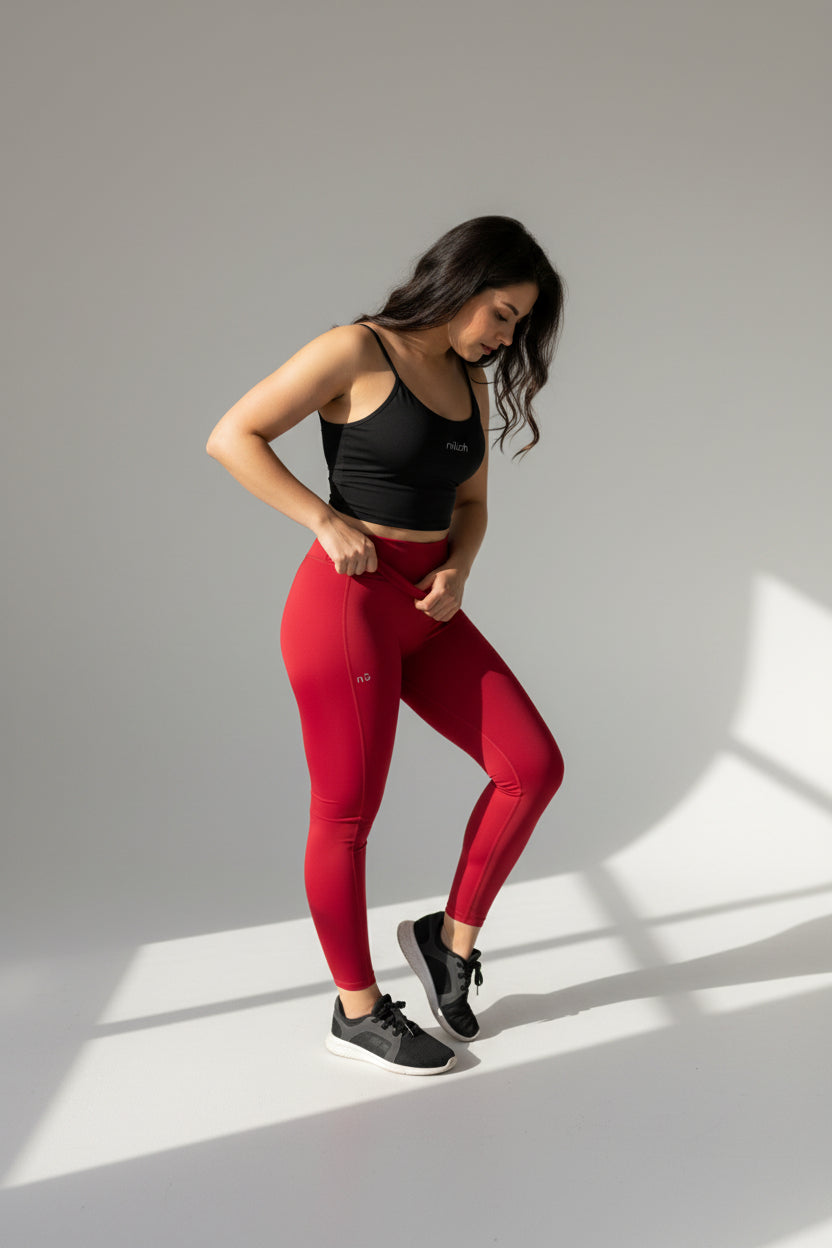 Legging Rojo Profundo