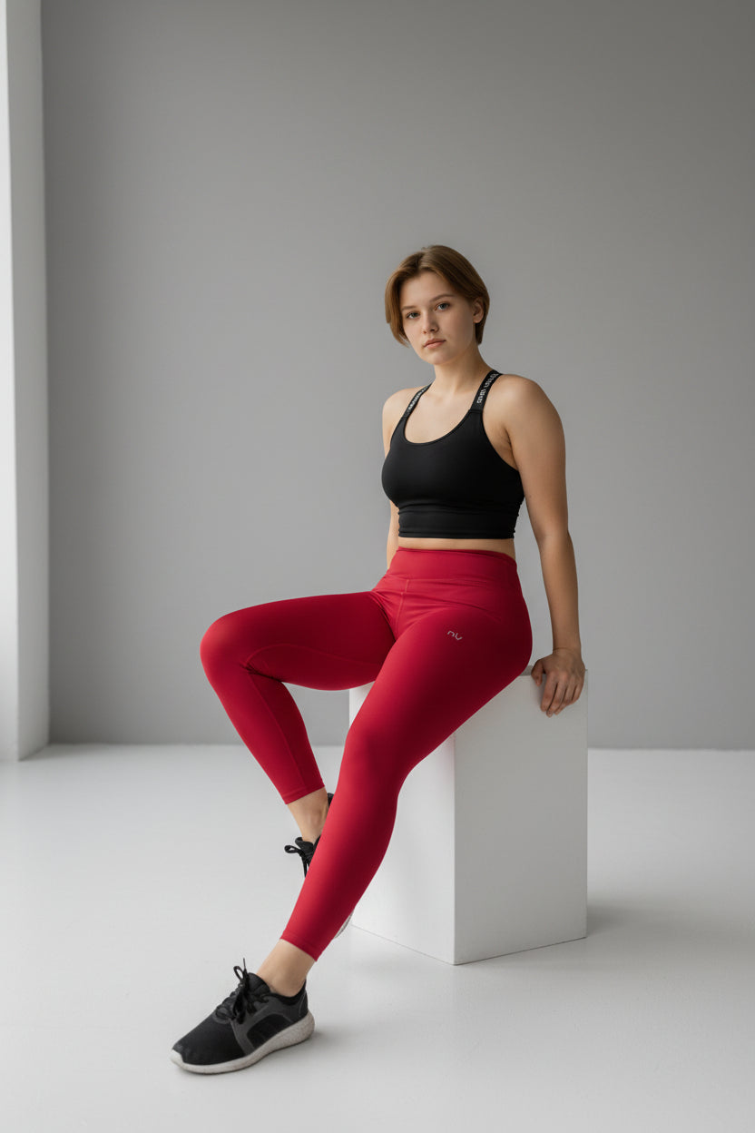 Legging Rojo Profundo