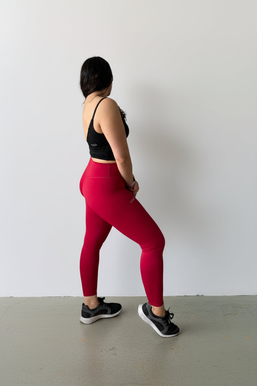 Legging Rojo Profundo